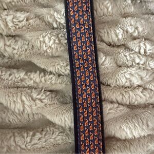 Vineyard Vines Orange and Blue Geometric Scarf